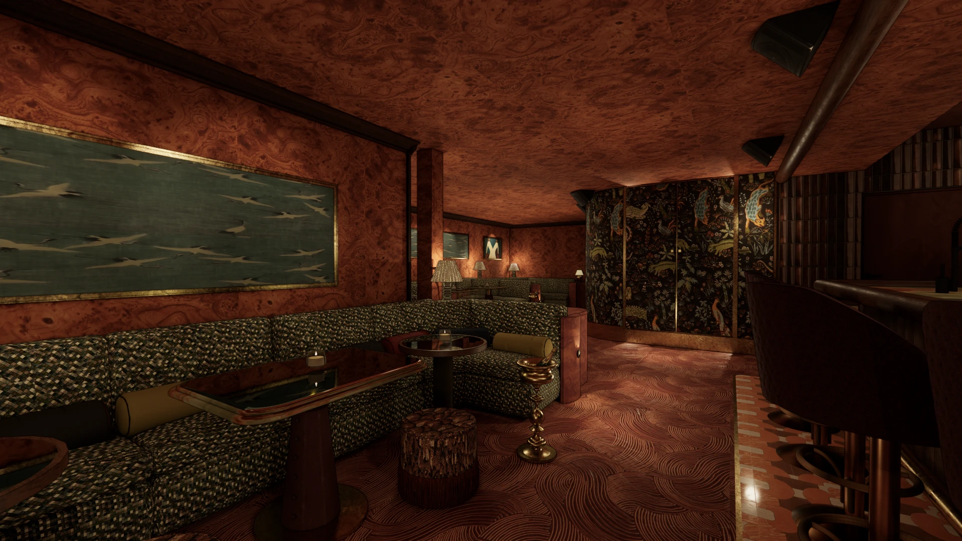 Inside the Lovers and Inwood lounge